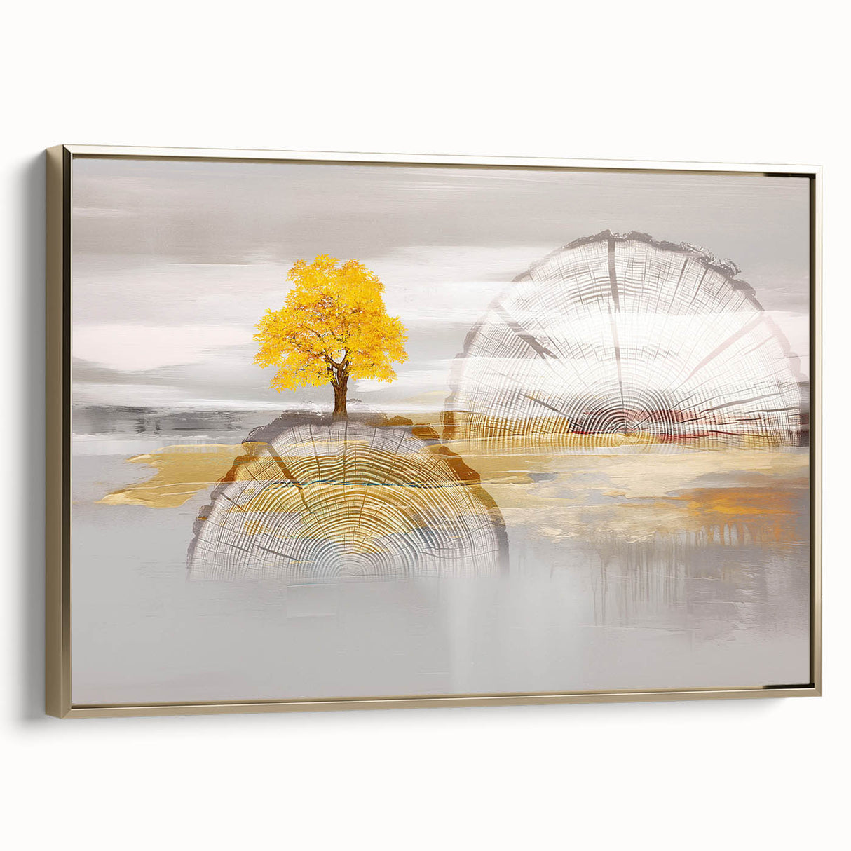 Vibrant rolled canvas showcasing African tribal wall art design with intricate patterns, displayed in a protective cardboard tube for shipping.