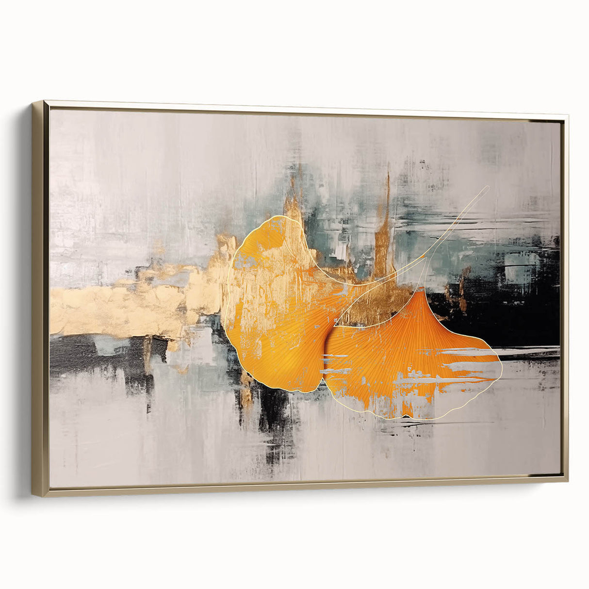 Vibrant abstract canvas art print showcasing dynamic shapes and vivid colors, perfect for modern home decor or artistic spaces.