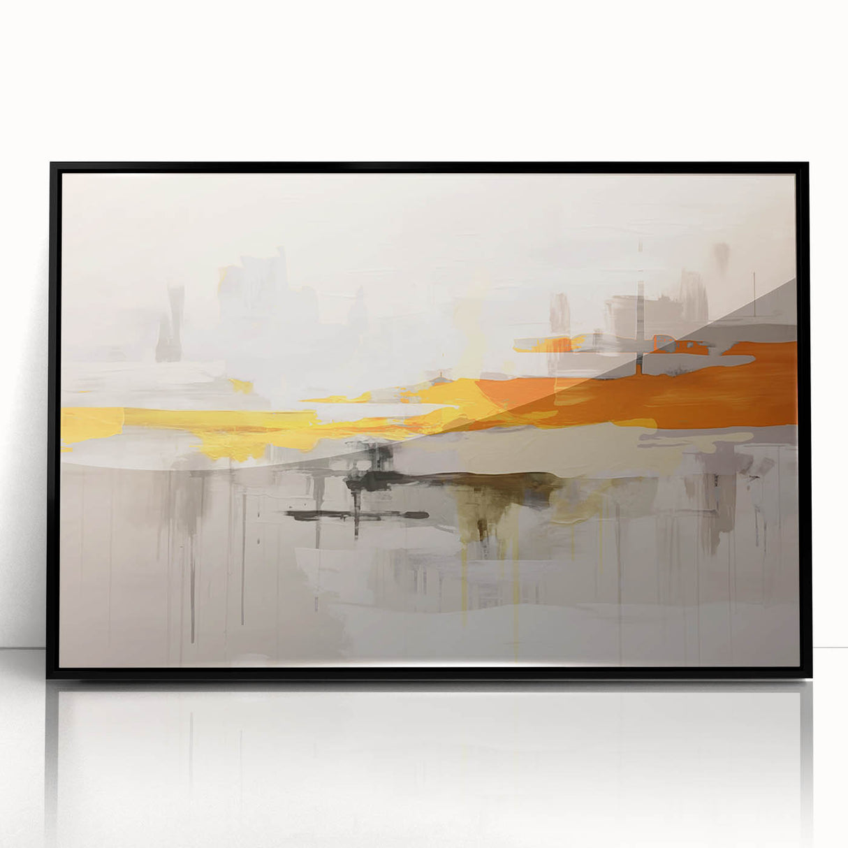 Abstract wall art canvas print showcasing vibrant colors and dynamic shapes, perfect for modern home decor or artistic spaces.
