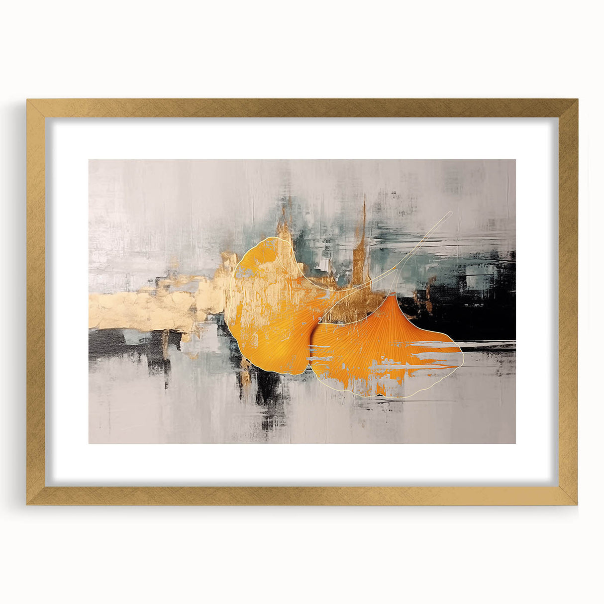 Colorful abstract wall art canvas print with vibrant shapes and textures, perfect for modern decor or art enthusiasts' collection.