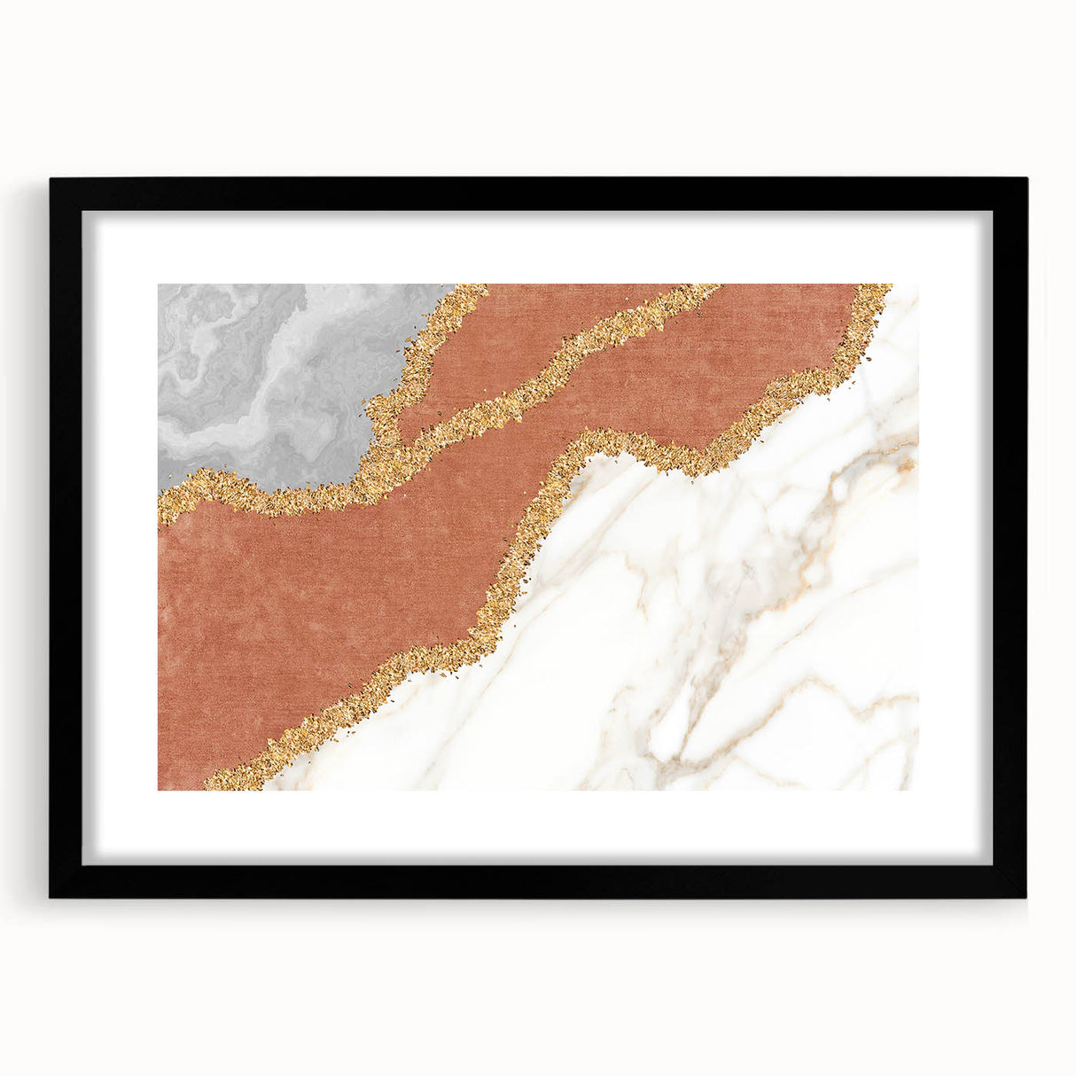 Abstract canvas wall art showcasing vibrant colors and fluid shapes, ideal for modern decor, displayed in a stylish living room setting.