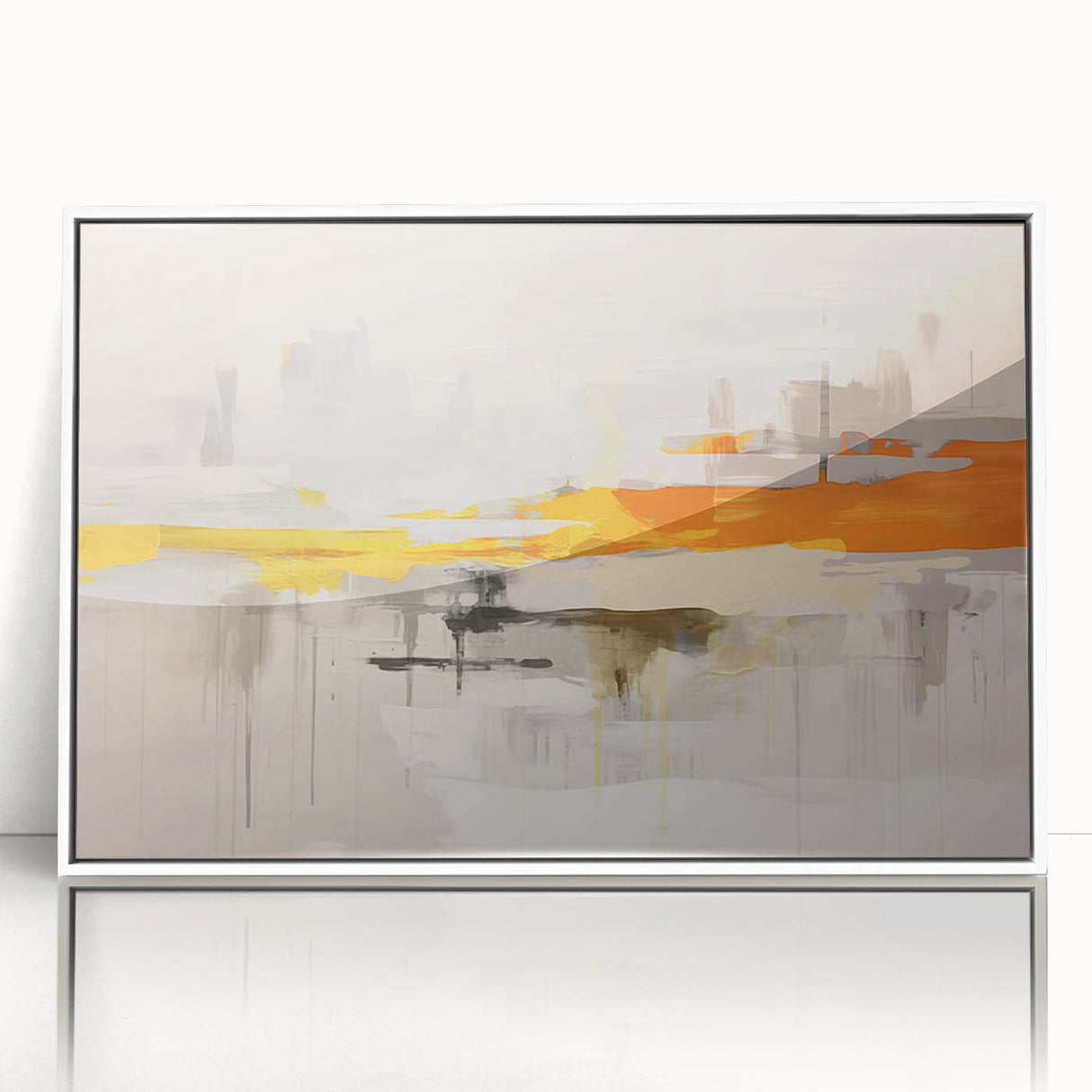 Vibrant abstract wall art print showcasing bold colors and dynamic shapes, perfect for modern decor and artistic expression in any space.
