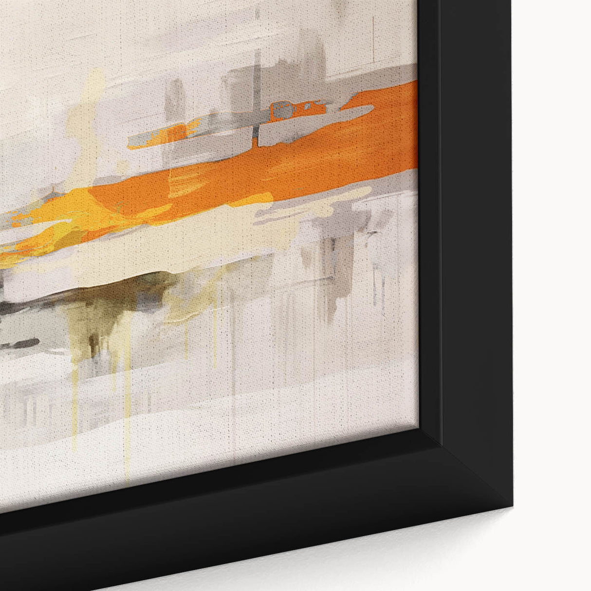 Colorful abstract wall art print showcasing vibrant geometric patterns and swirling shapes on a textured canvas, ideal for modern decor.