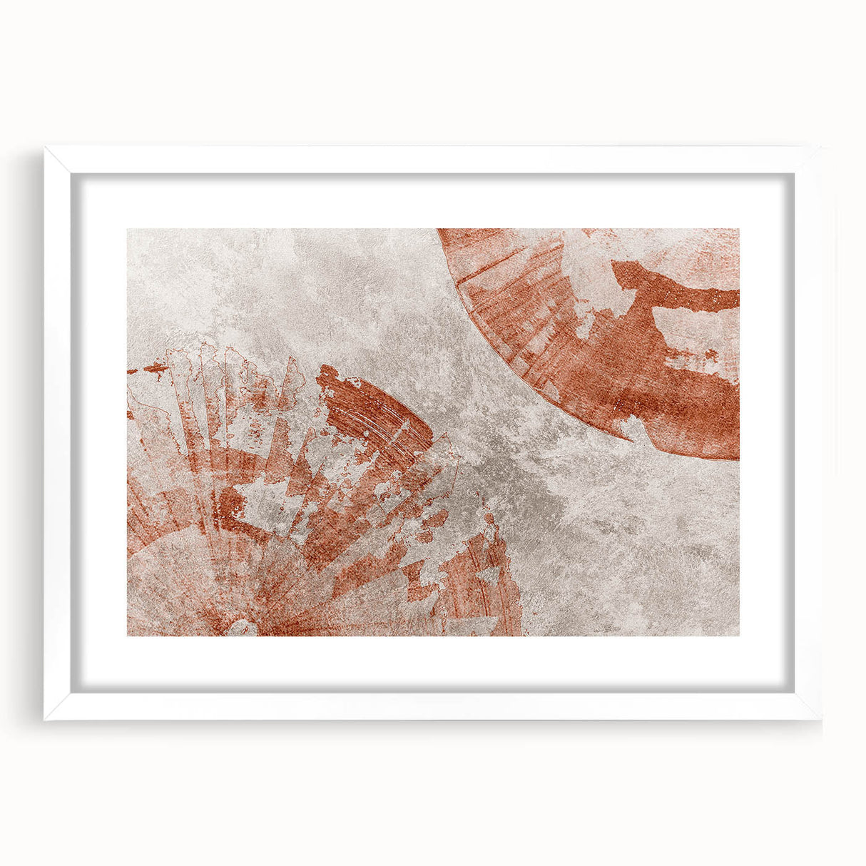 Abstract canvas art print showcasing vibrant colors and dynamic shapes, perfect for modern home decor or office ambiance, rolled for shipping.