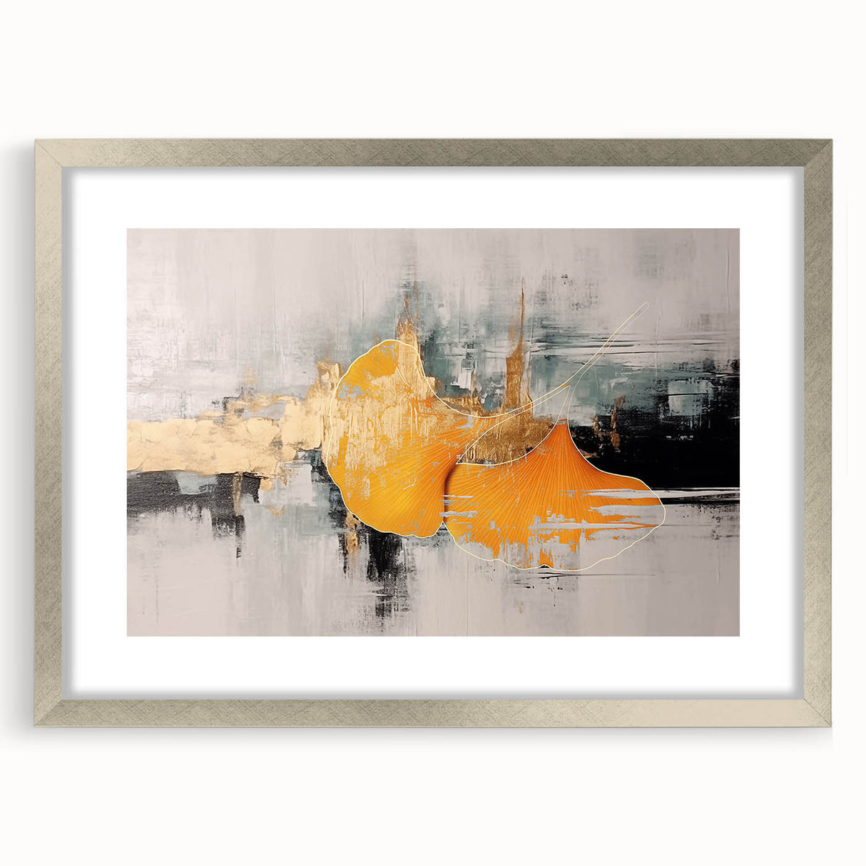 Abstract wall art canvas with vibrant colors and dynamic shapes, showcasing a modern artistic design ideal for contemporary home decor.