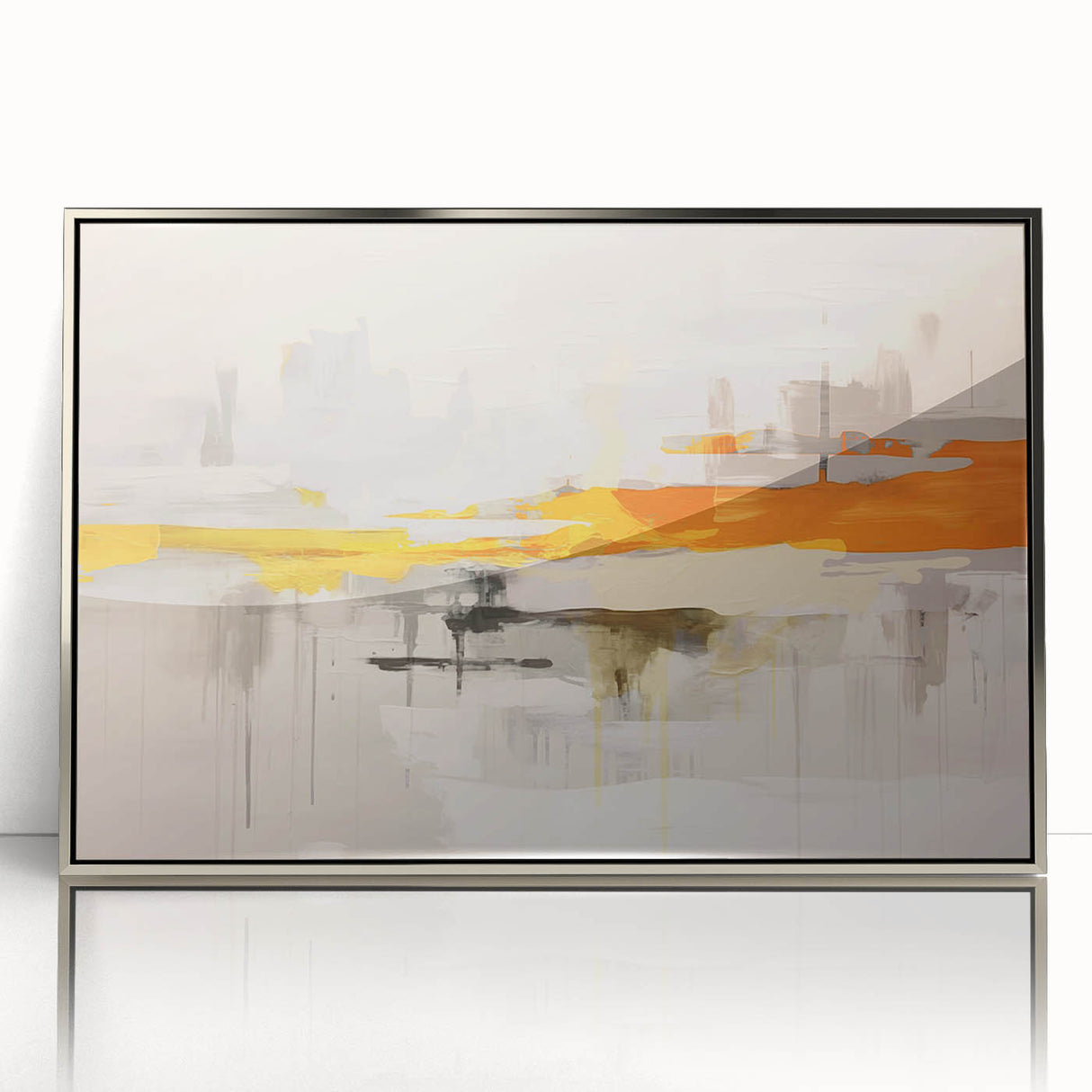 Abstract wall art canvas print featuring bold colors and swirling patterns, ideal for modern home decor, emphasizing creativity and vibrancy.
