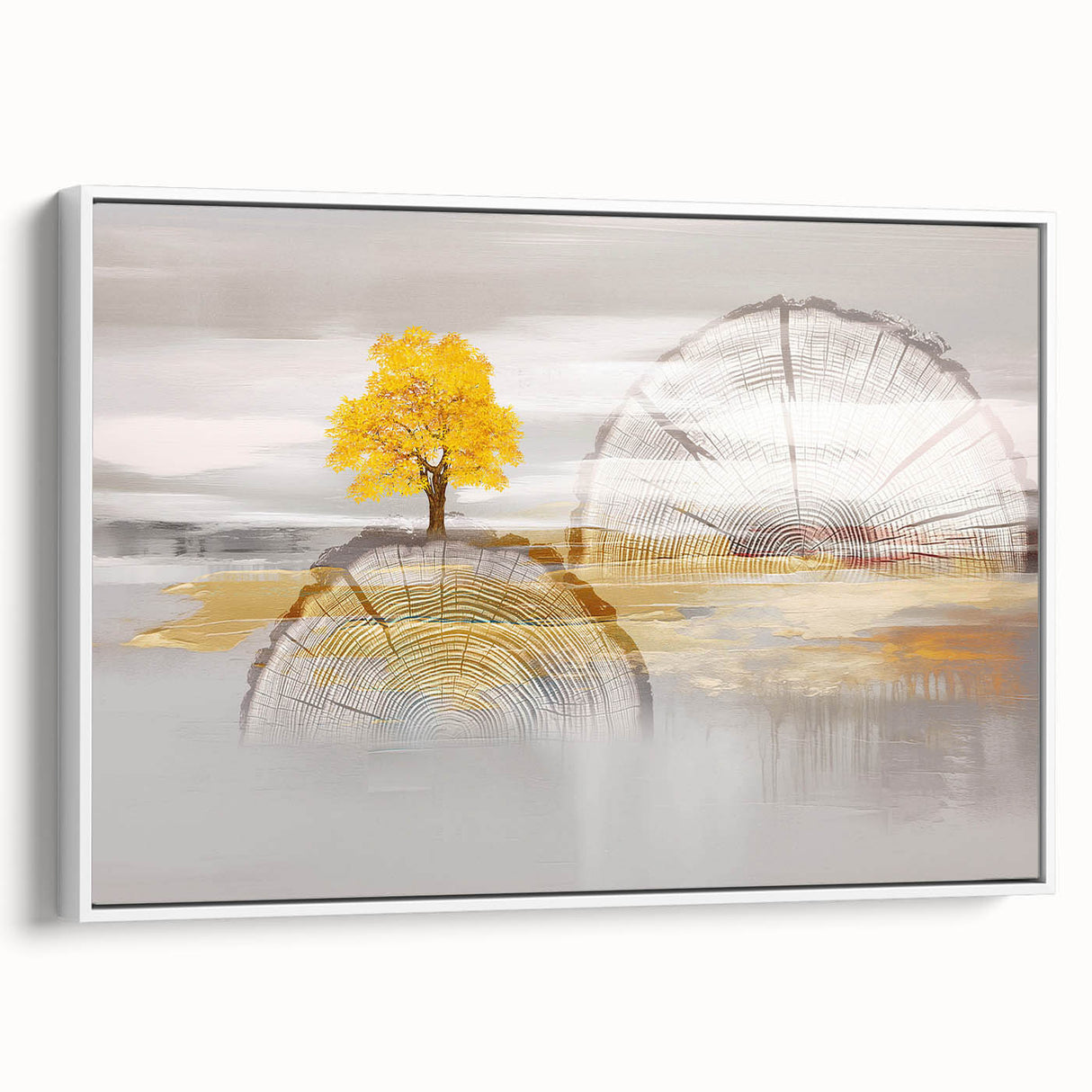 Abstract wall art canvas print showcasing vibrant colors and fluid shapes, ideal for modern home decor and artistic interior design.