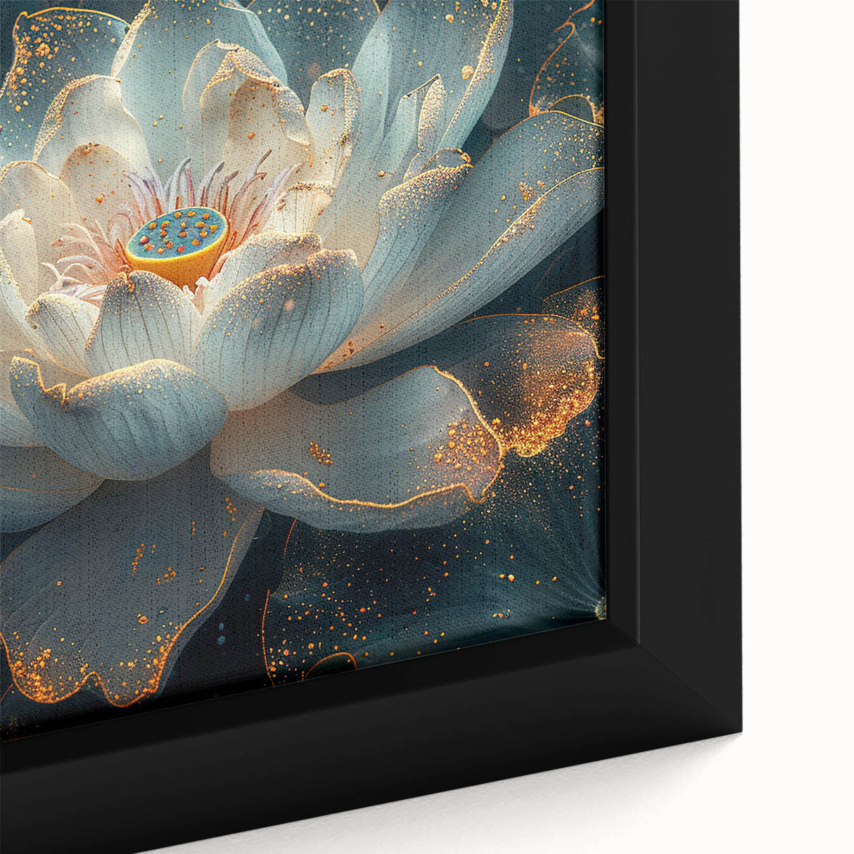 Vibrant rolled canvas showcasing a colorful African tribal art design, featuring intricate patterns and textures, securely packaged in a protective cardboard tube for safe shipping.