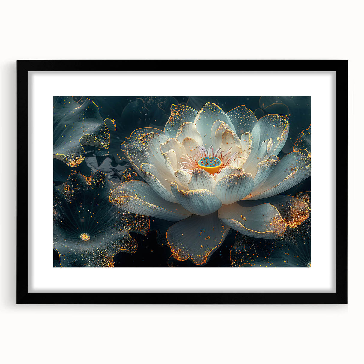 Vibrant, colorful floral canvas print showcasing intricate details of petals and leaves, ideal for enhancing home decor with a natural touch. Perfect for art enthusiasts seeking to add a lively element to their space.