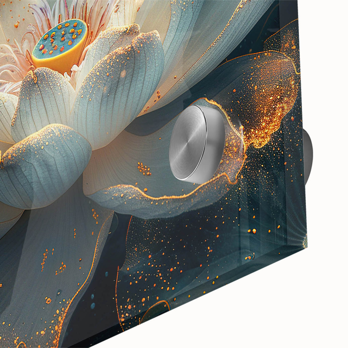 Vibrant floral canvas print showcasing detailed, colorful flowers with intricate patterns, perfect for home decor or artistic displays.