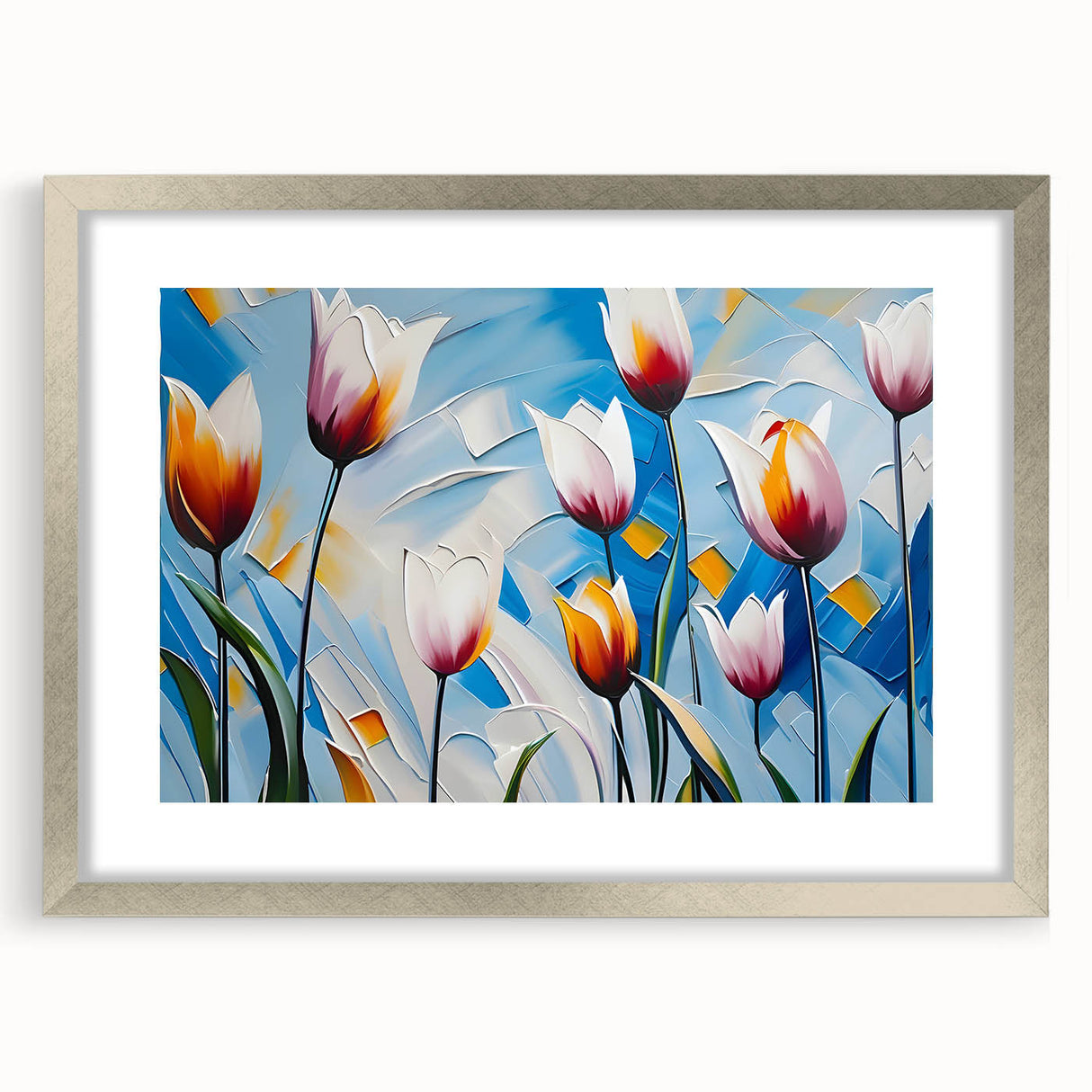 Vibrant floral wall art canvas print showcasing an intricate design of colorful flowers on a textured background, perfect for home decor enhancement.