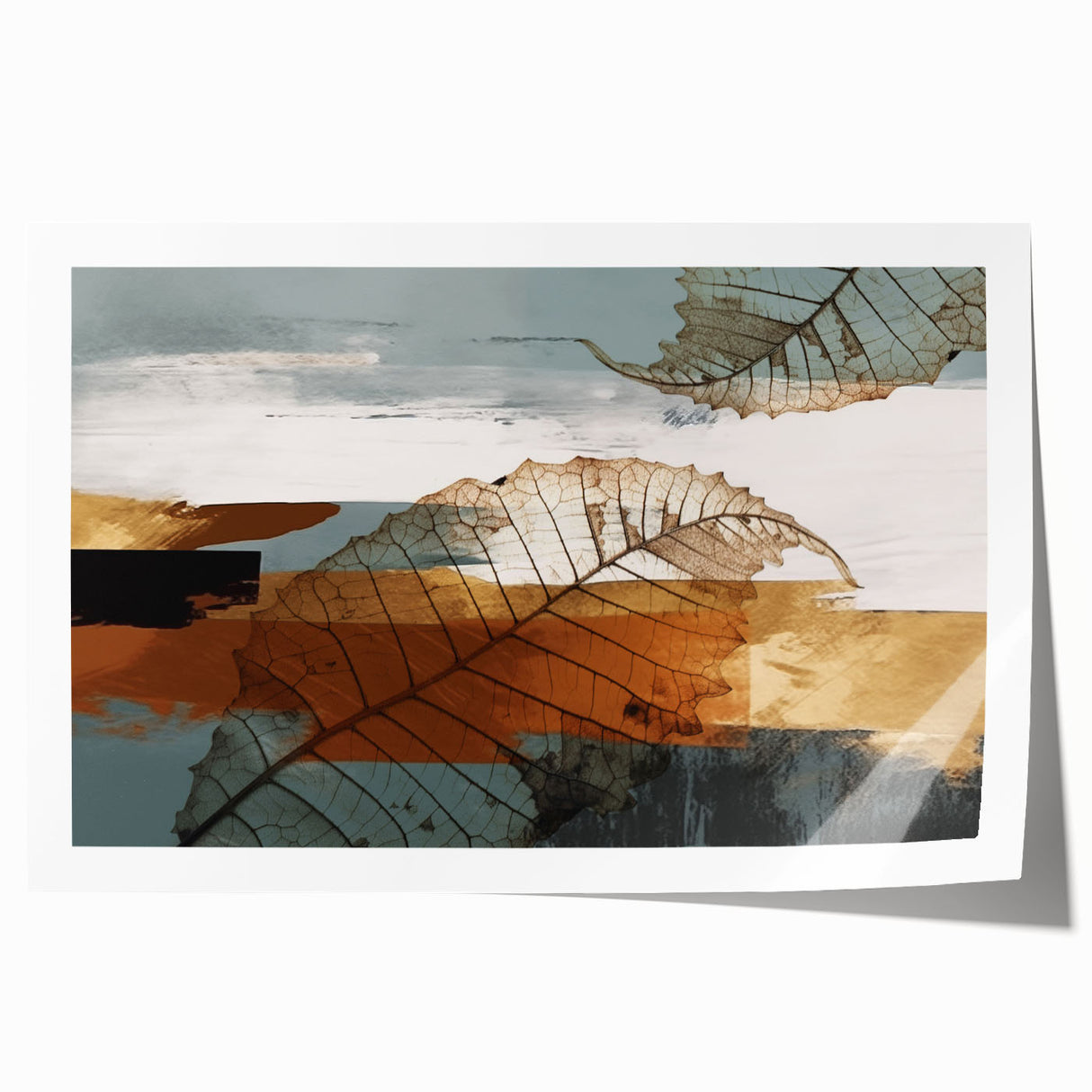 Abstract wall art print showcasing vibrant strokes and lines in various colors, ideal for modern decor and artistic expression. Perfect for enhancing any living space or office environment.