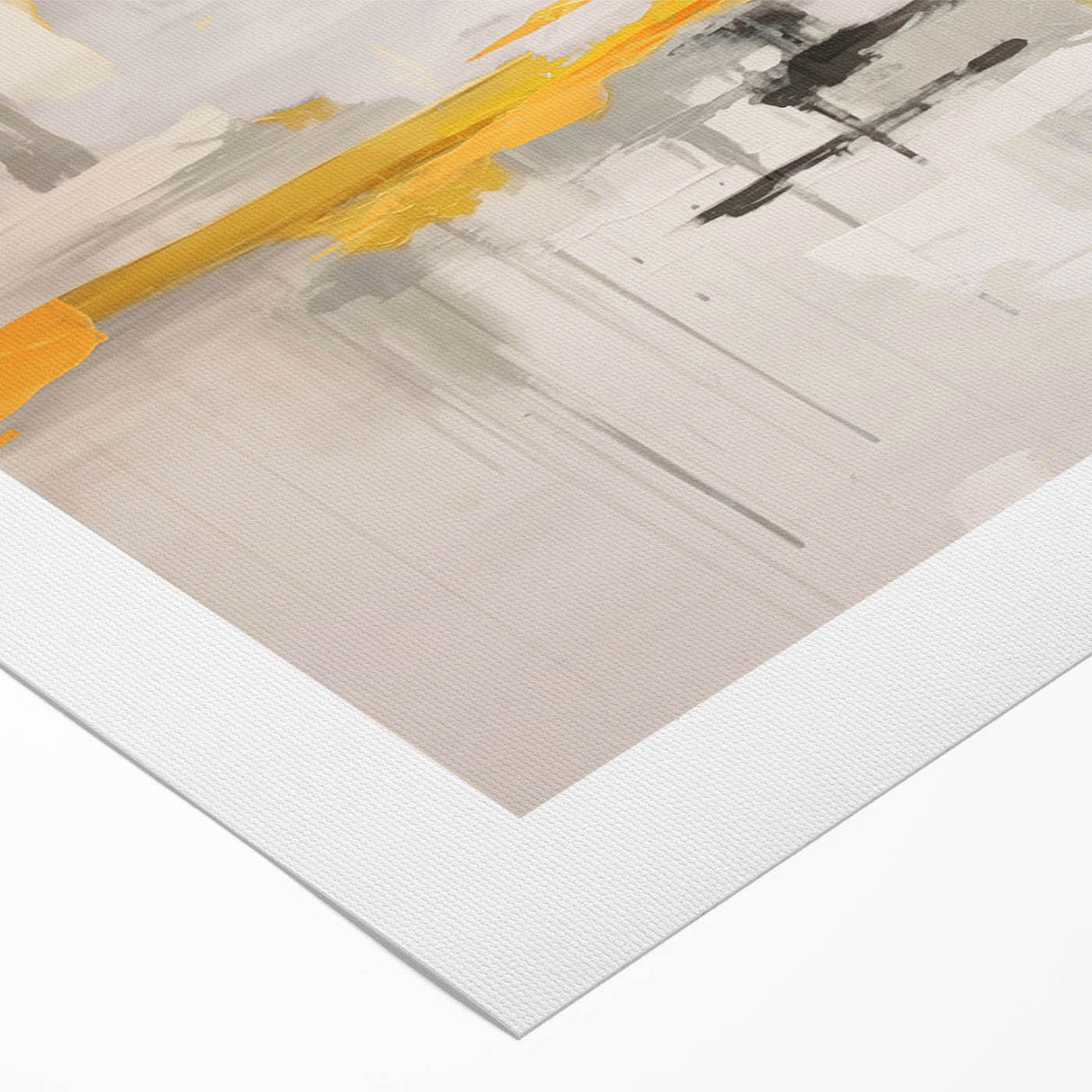 Abstract canvas wall art showcasing vibrant strokes and lines in a modern design, perfect for contemporary home decor or office spaces.