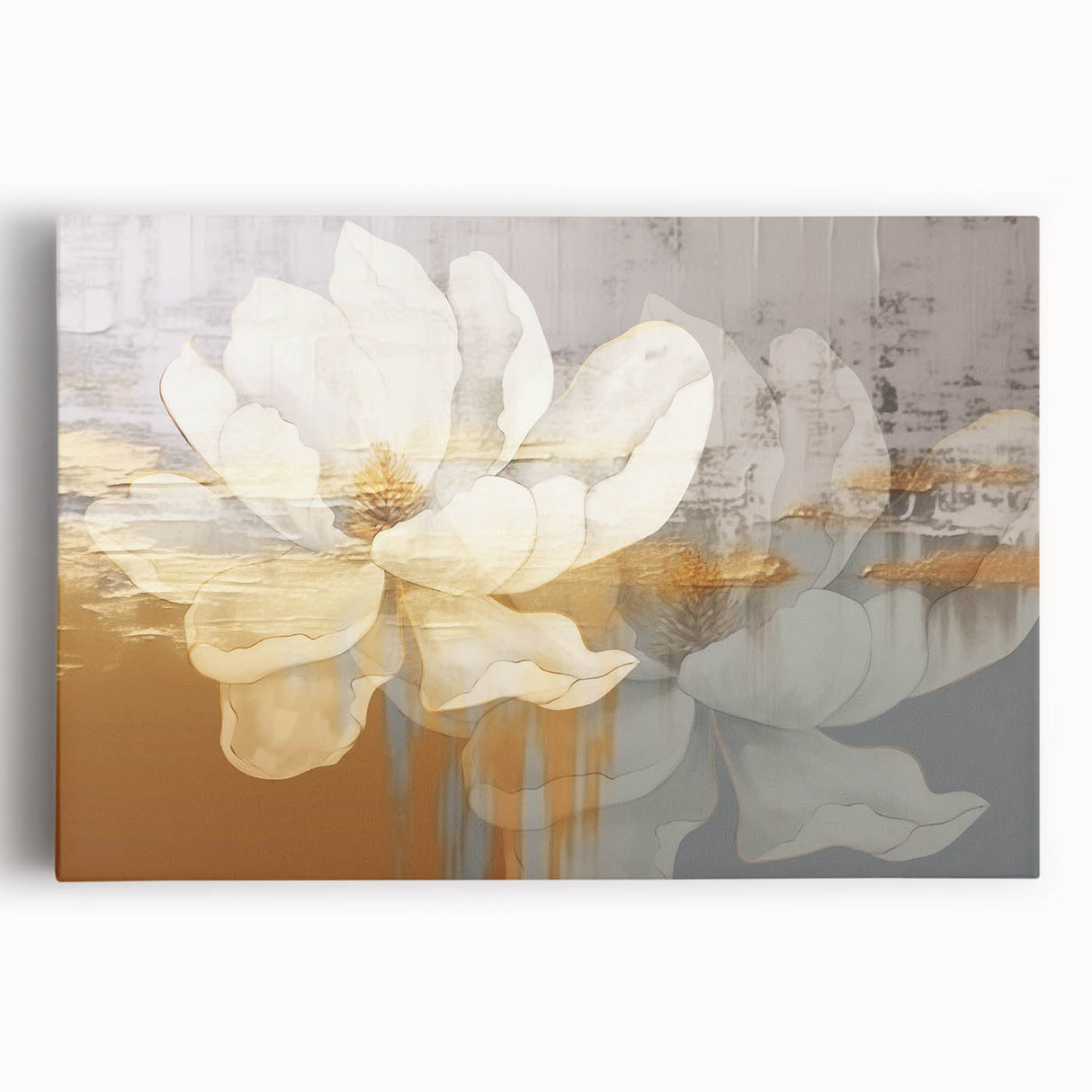Abstract art canvas print showcasing dynamic strokes and lines in vibrant colors, ideal for modern home decor. This stretched canvas adds a pop of creativity to any space.