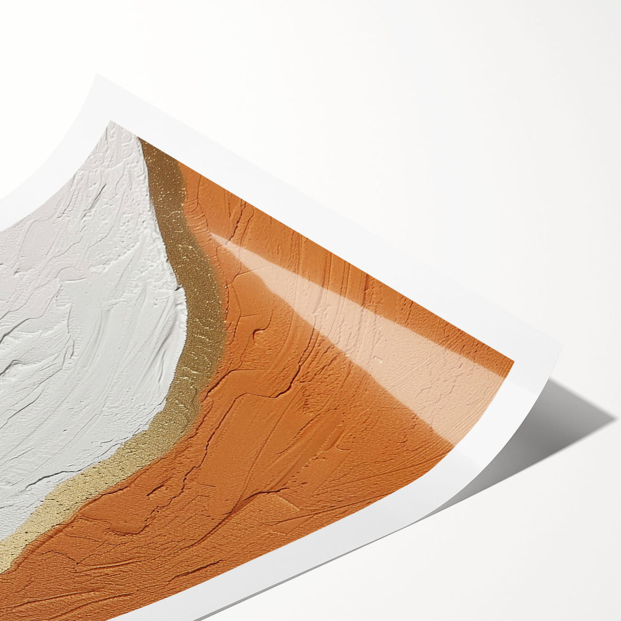 Abstract wall art featuring vibrant strokes and lines in a mix of blue, orange, and yellow hues, designed for modern decor, ideal for enhancing interior spaces.