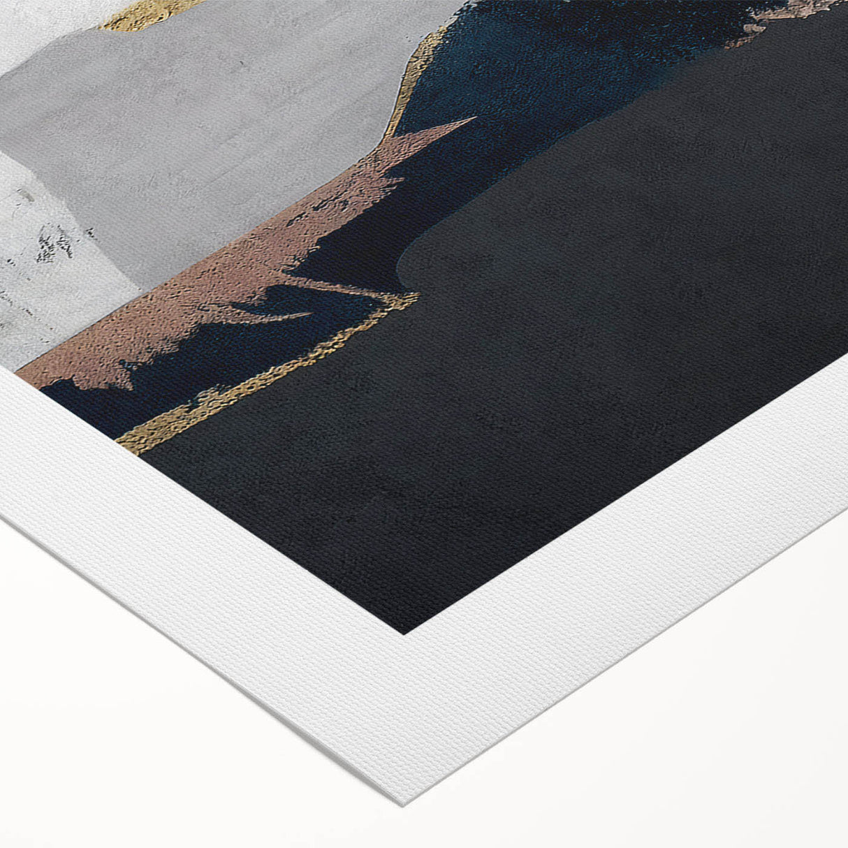 Abstract wall art print showcasing vibrant strokes and lines in a modern design, perfect for contemporary home decor. Features a rolled canvas format for easy hanging and display.