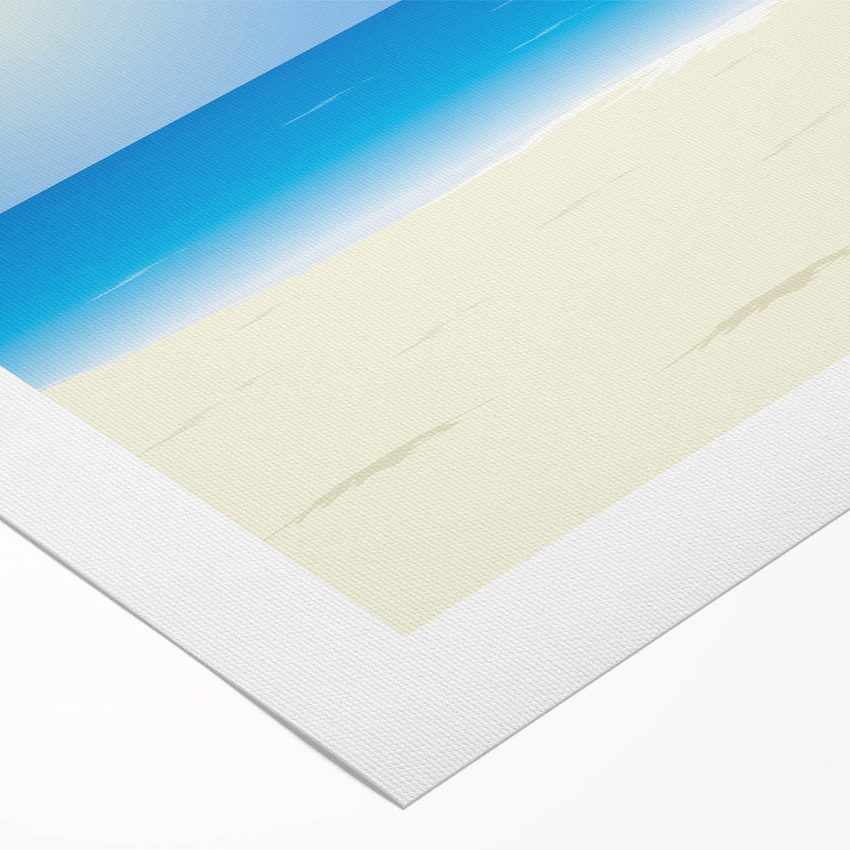 Art deco poster of Acapulco scenery in vibrant sunset colors on rolled canvas, suitable for dining room wall art.