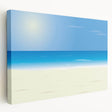 Side view of a stretched canvas depicting Acapulco scenery in vibrant colors, ideal for kitchen wall art.