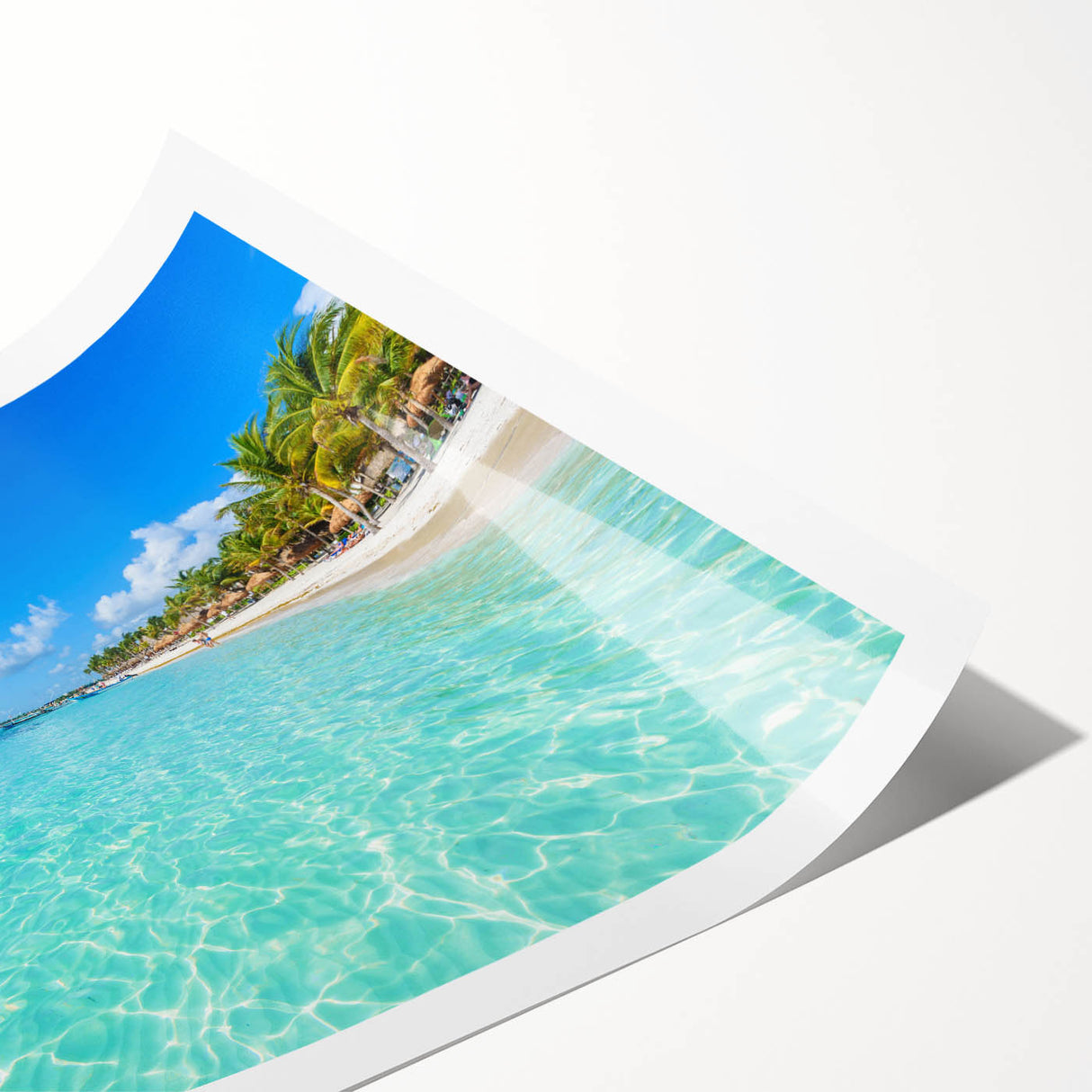 Extra large wall art featuring line art flowers in muted earth tones on rolled canvas, ideal for large living room decor.