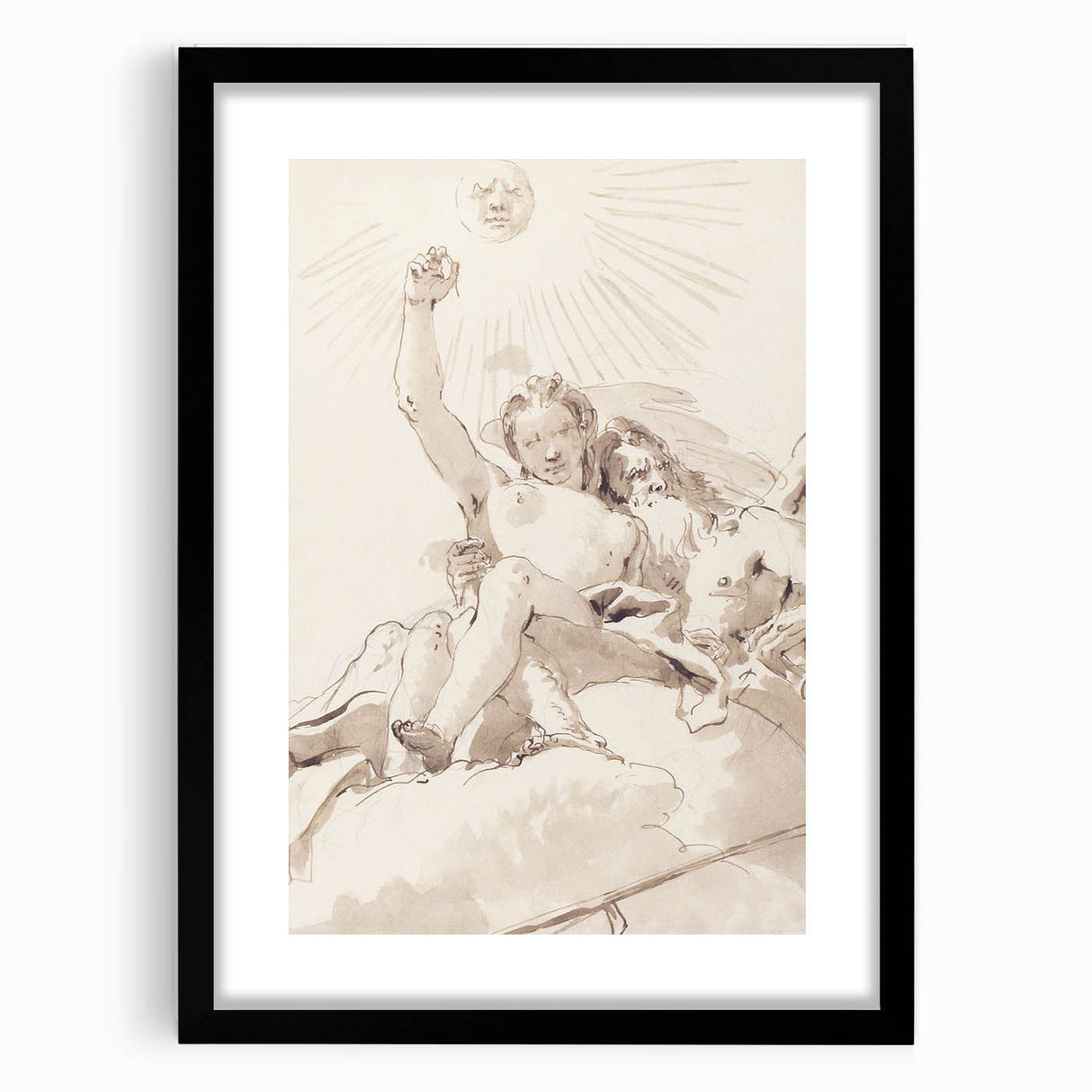 Famous Romantic Era Art: Time and Truth - Historical Romantic Canvas