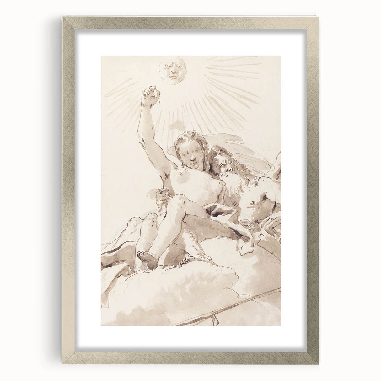 Famous Romantic Era Art: Time and Truth - Historical Romantic Canvas