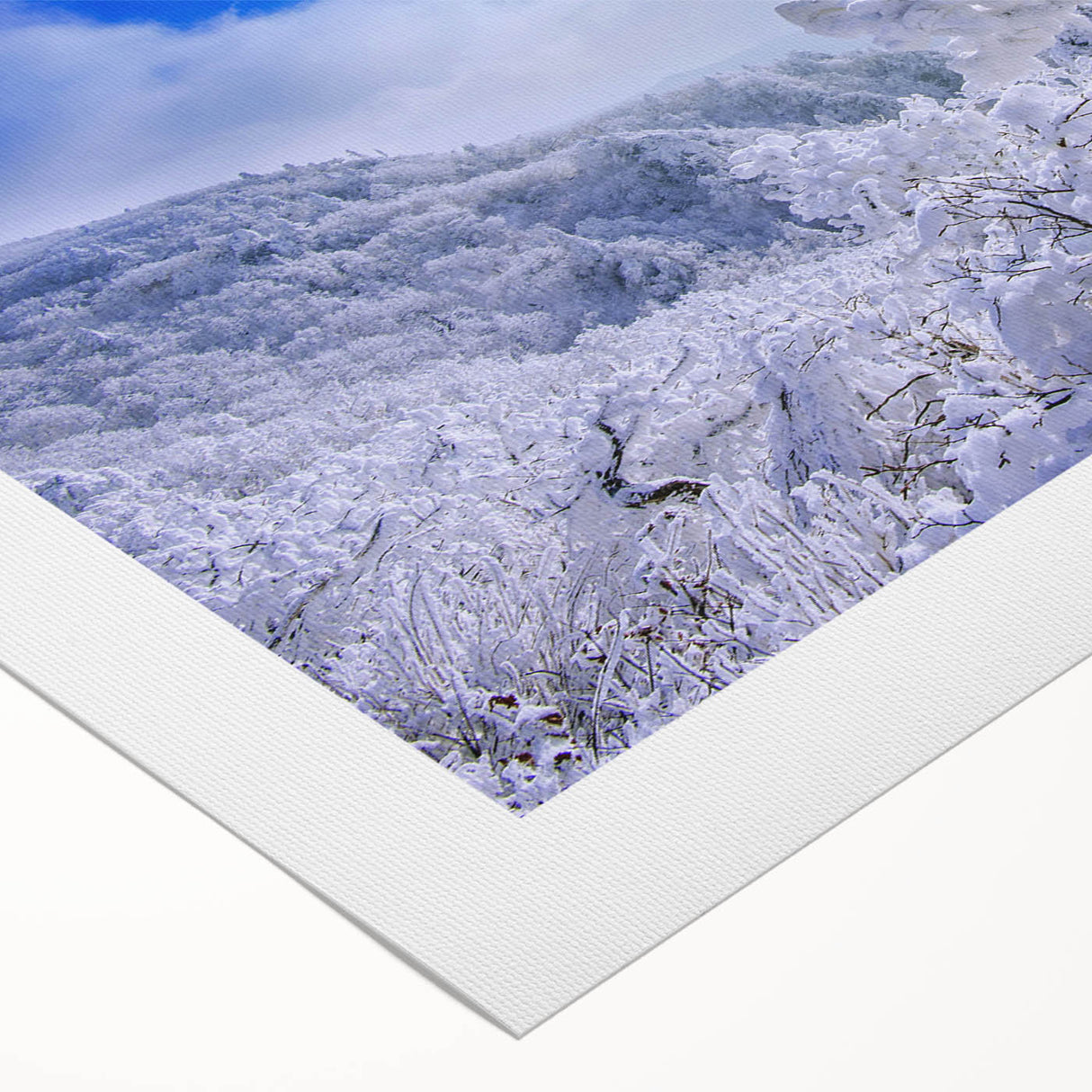 Art deco poster of a serene Korean landscape on rolled canvas, featuring soft pastel shades, ideal for dining room wall art.