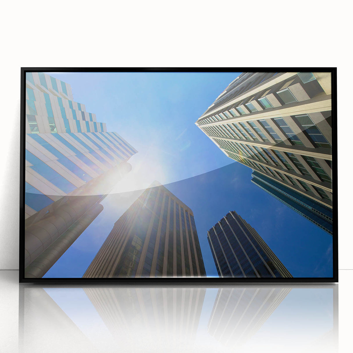 Large abstract wall art depicting Perth, Australia, in muted earth tones on a framed acrylic.