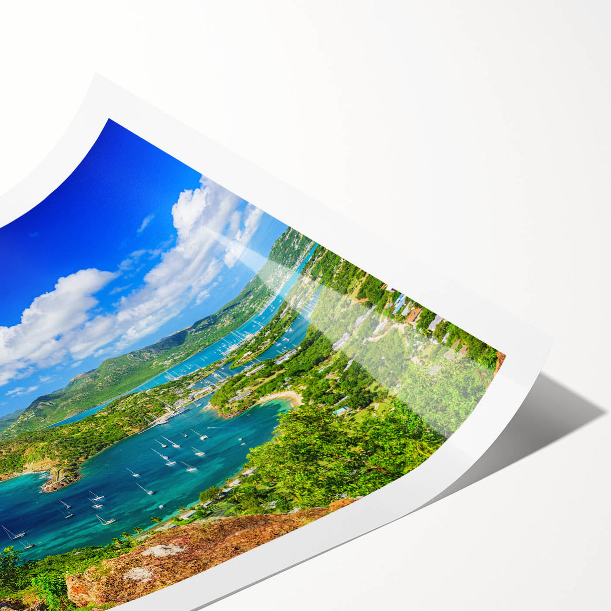 Extra large wall art featuring line art flowers in muted earth tones on rolled canvas, ideal for large living room decor.