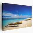 Large canvas print of a Madagascar landscape, featuring earth tones and green accents, ideal for kitchen wall art.