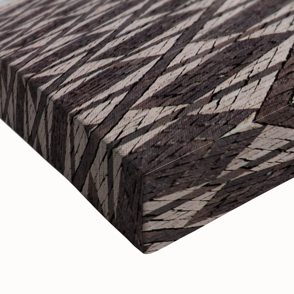 Large art of a Tunisian landscape in black and white on stretched canvas, suitable for bedroom wall decor.