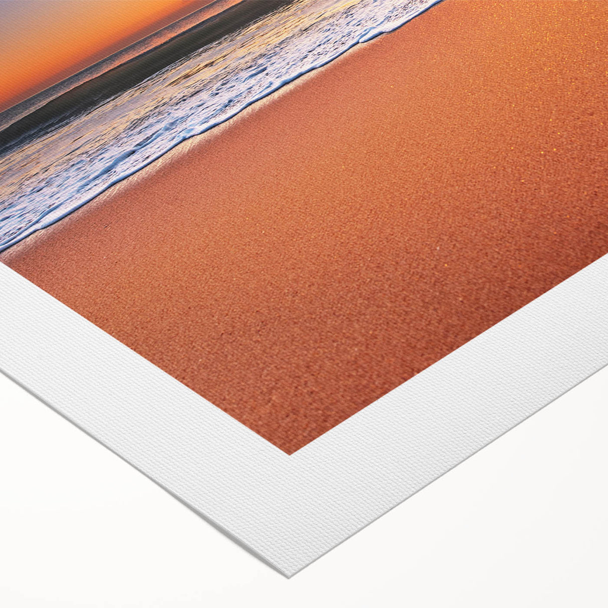 Art deco poster of a Caribbean Barbados scenery on rolled canvas, featuring pastel shades, suitable for dining room wall art.