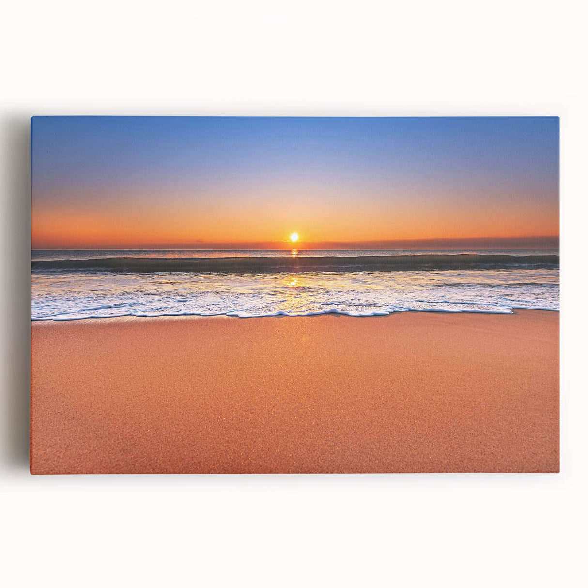 Black and white photo of Caribbean scenery on stretched canvas, ideal for kitchen wall art.