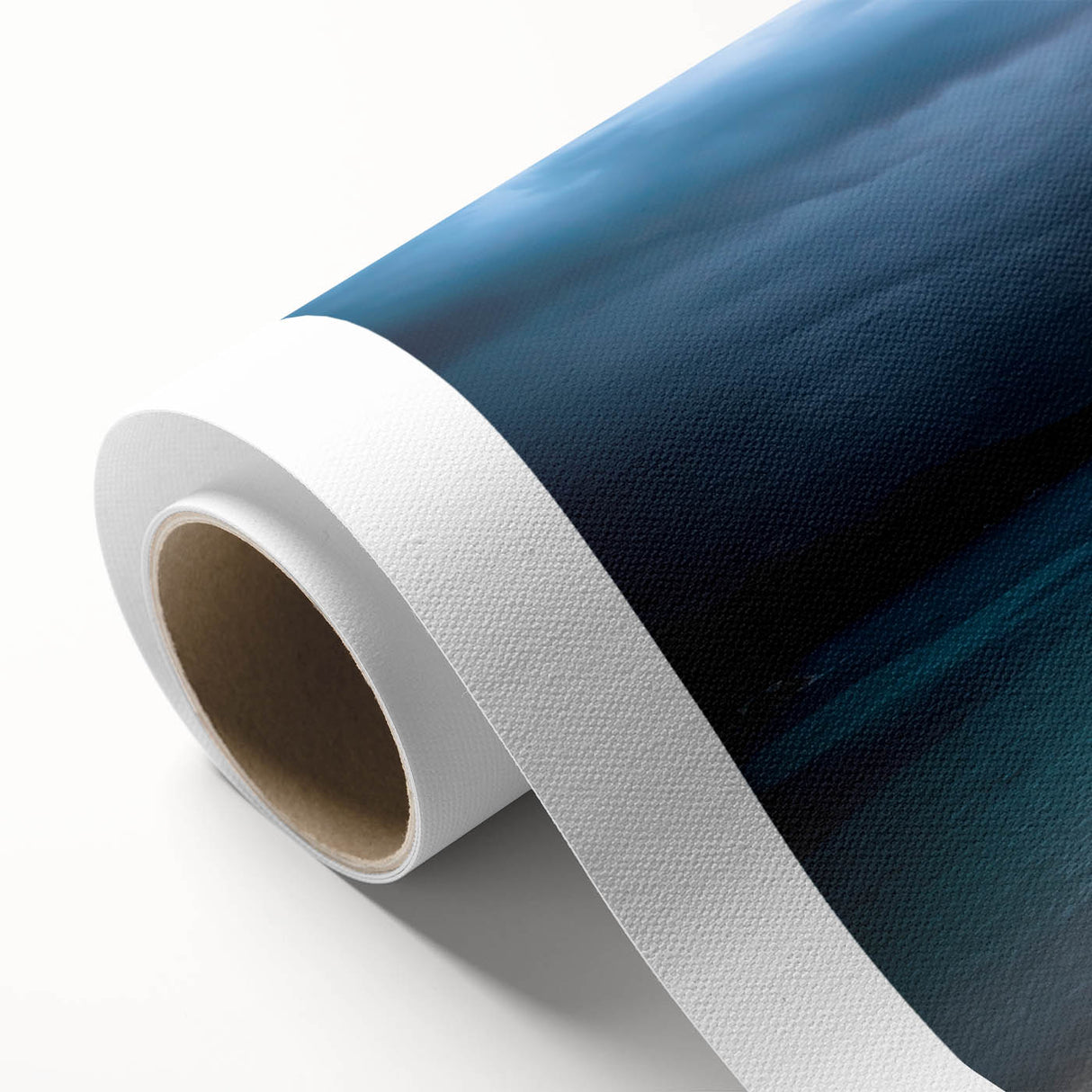 Art deco poster of a serene Caribbean landscape on rolled canvas, suitable as nursery wall art or dining room decor.