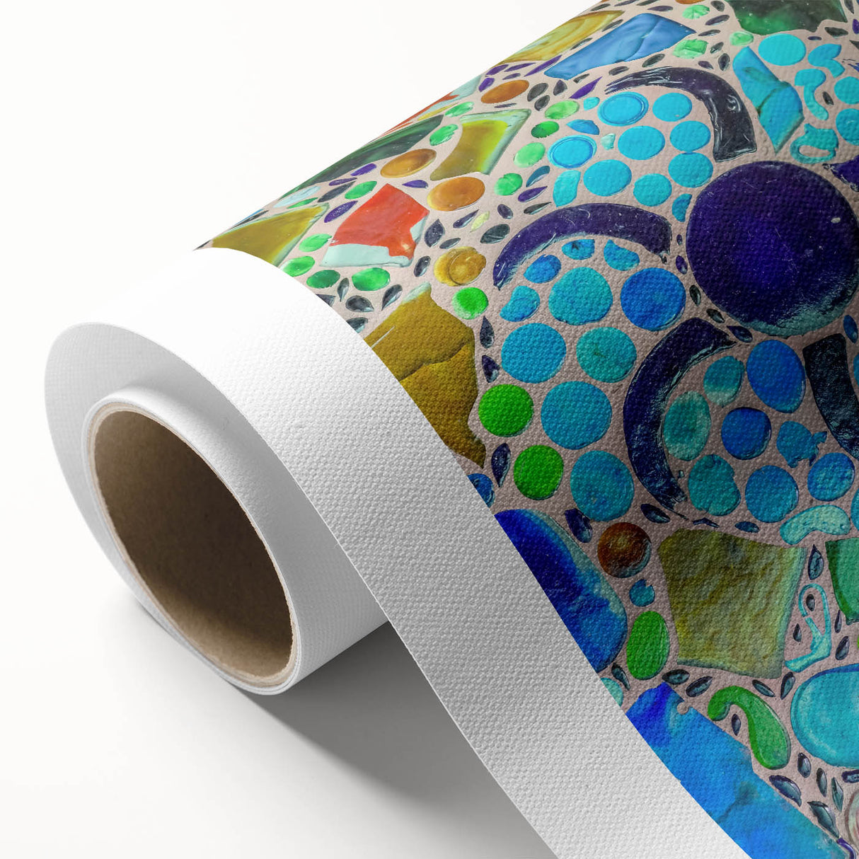 Art deco poster of Cabo San Lucas scenery on rolled canvas, featuring pastel colors, ideal for nursery wall art.