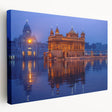 Large canvas print of an Indian landscape in muted earth tones, ideal for kitchen wall art.