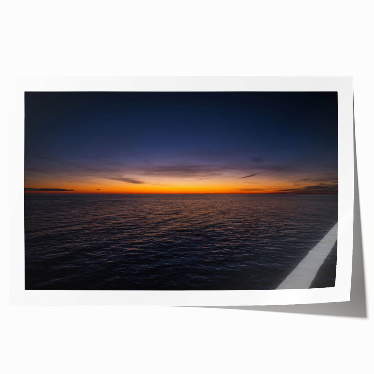 Extra large rolled print of New Brunswick scenery with vibrant green and blue tones, ideal for art wall dining room.