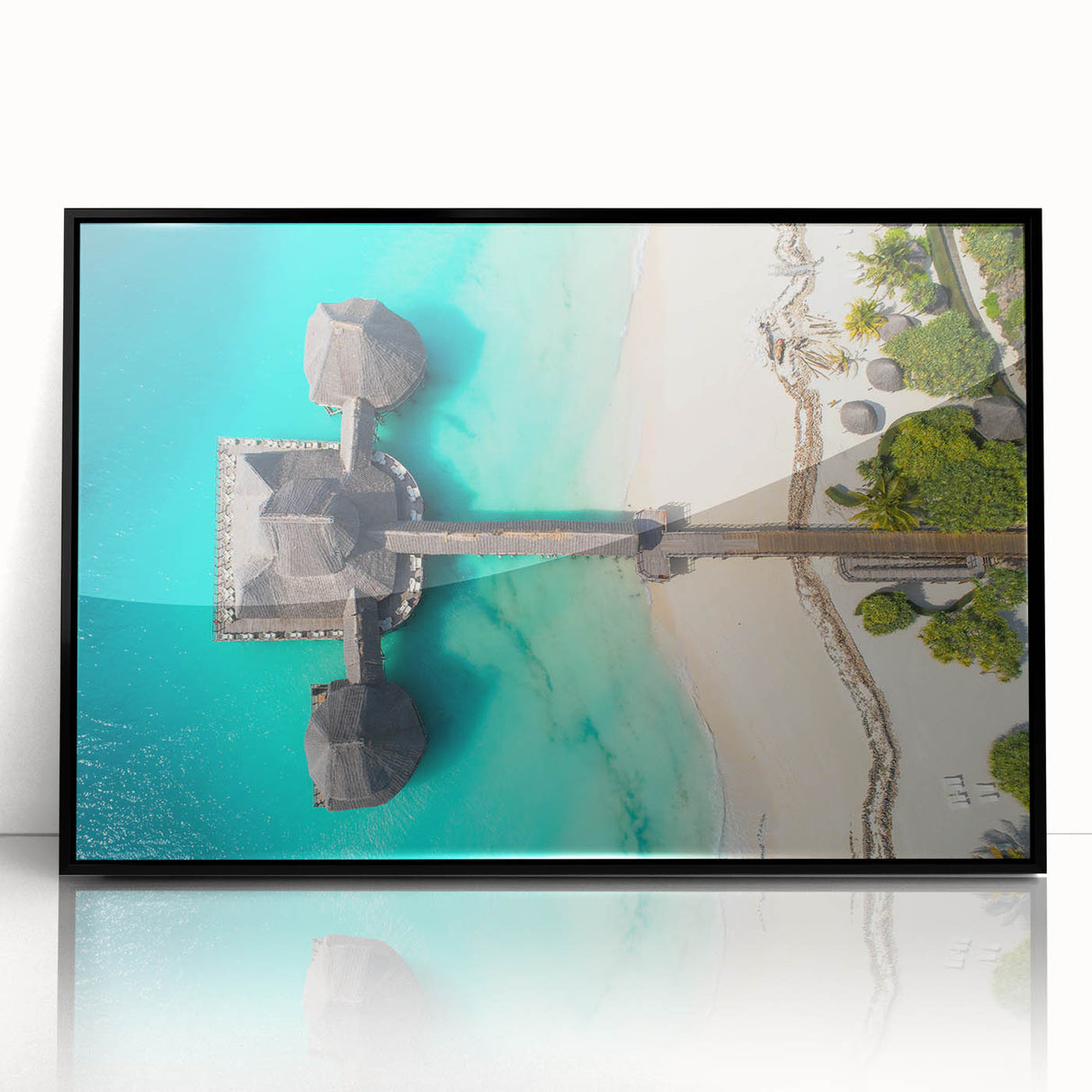 Large abstract wall art of African scenery in muted earth tones on a framed acrylic, suitable for modern art wall decor.