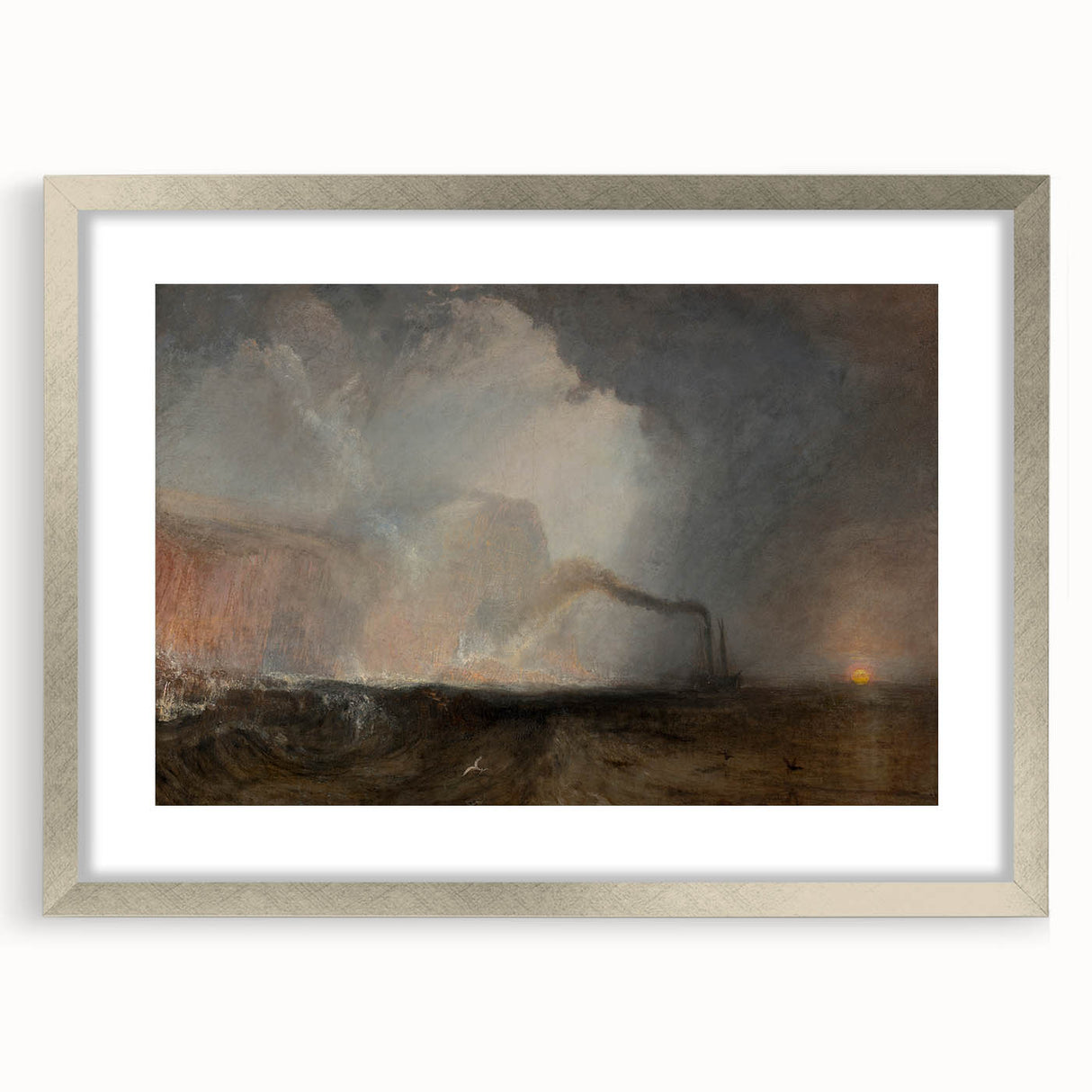 Romanticism Art: Staffa, Fingal’s Cave by J.M.W. Turner