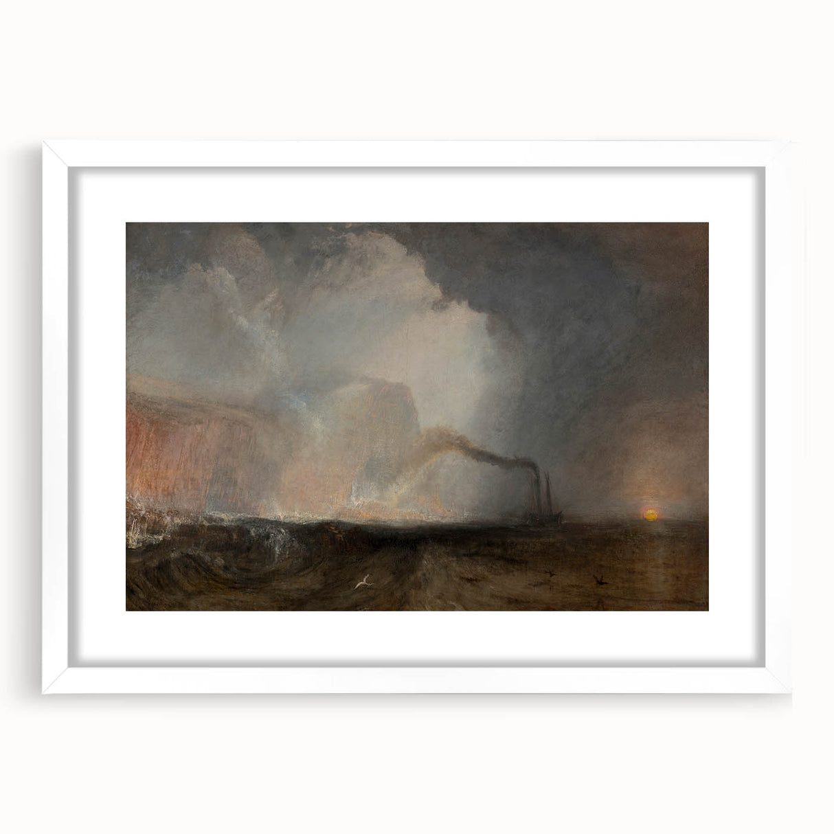 Romanticism Art: Staffa, Fingal’s Cave by J.M.W. Turner
