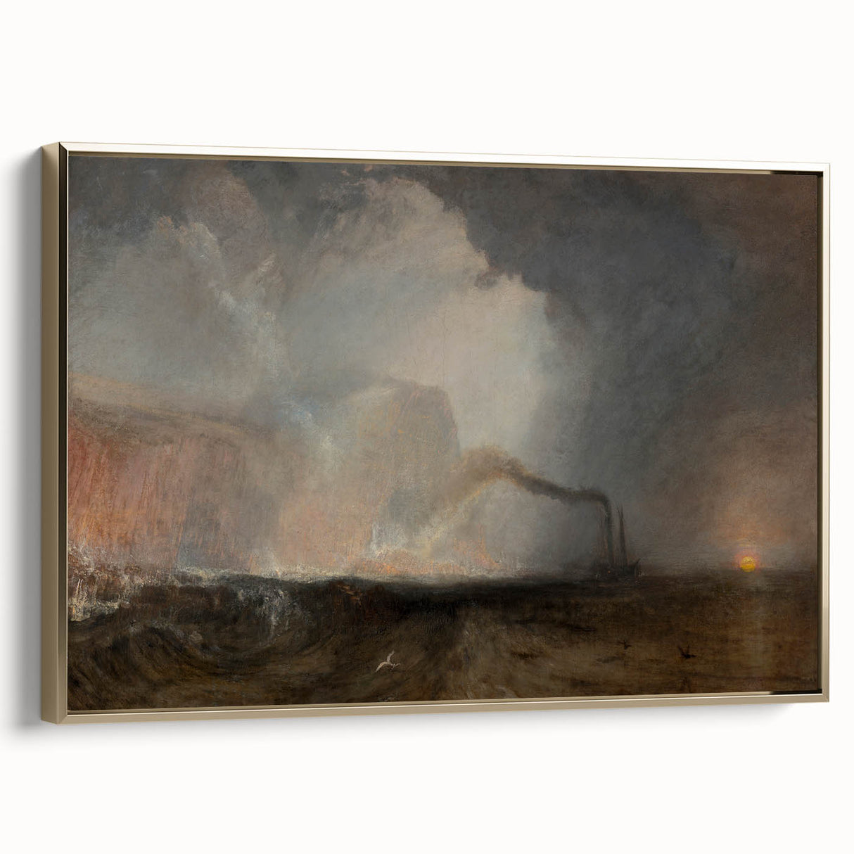 Romanticism Art: Staffa, Fingal’s Cave by J.M.W. Turner