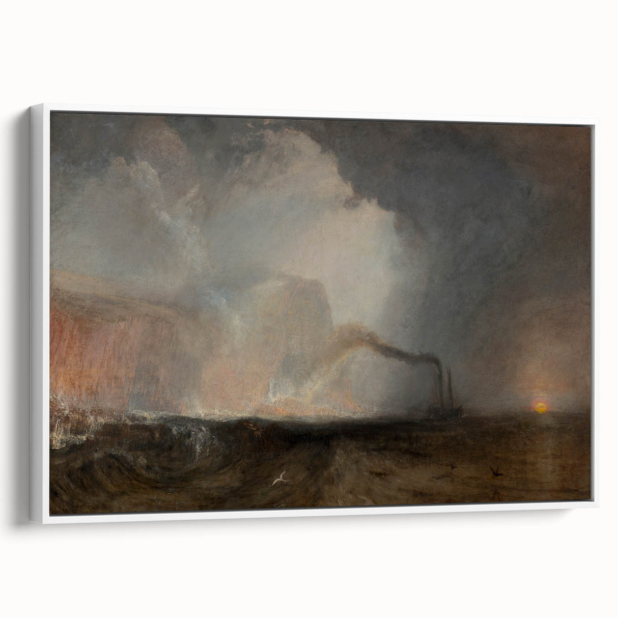 Romanticism Art: Staffa, Fingal’s Cave by J.M.W. Turner