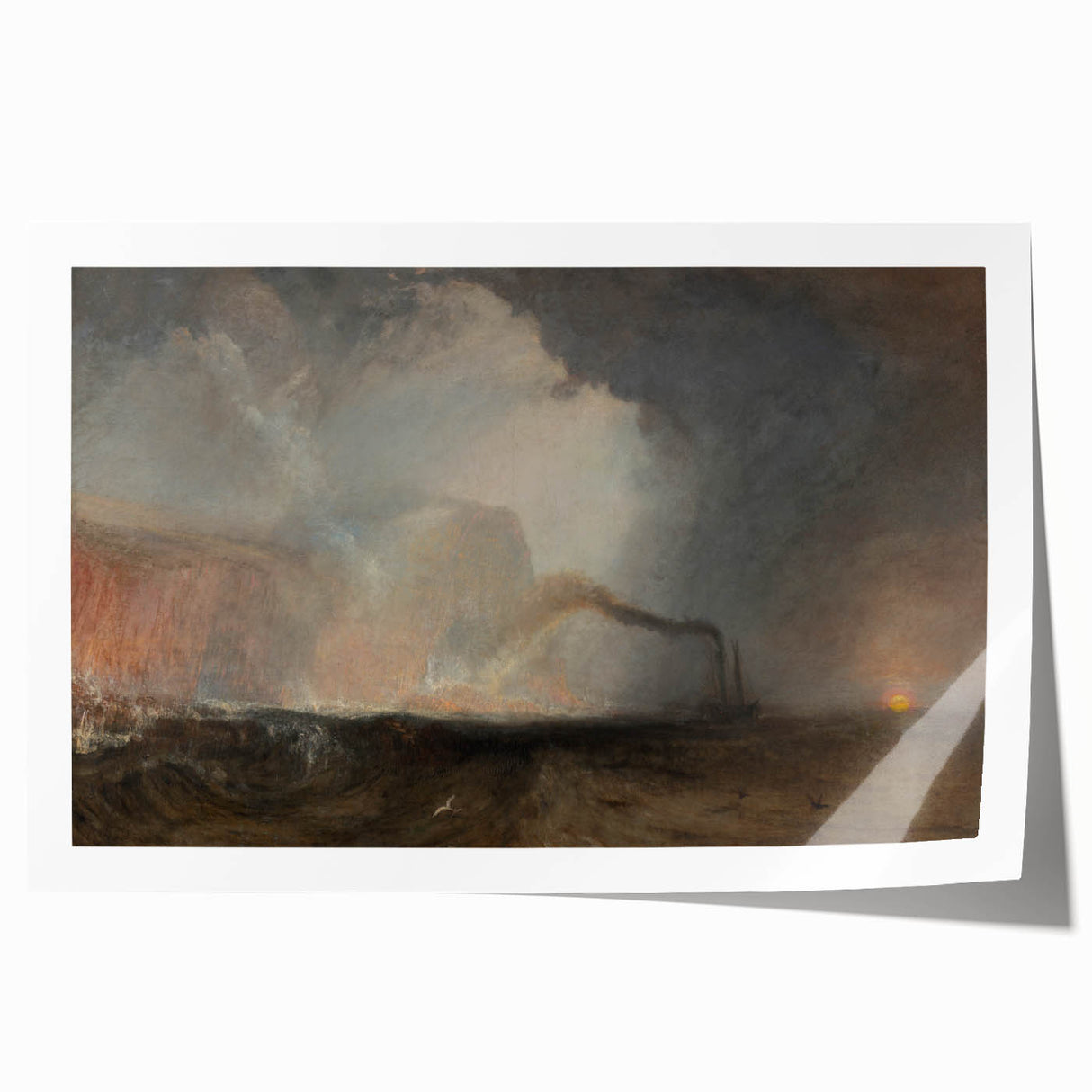 Romanticism Art: Staffa, Fingal’s Cave by J.M.W. Turner