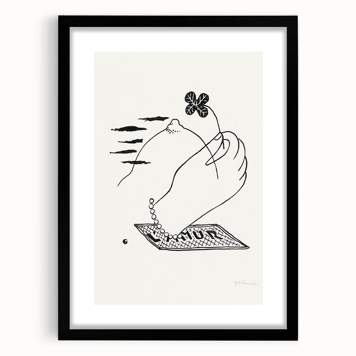 Modern Wall Art - Mikuláš Galanda’s Volcano Print