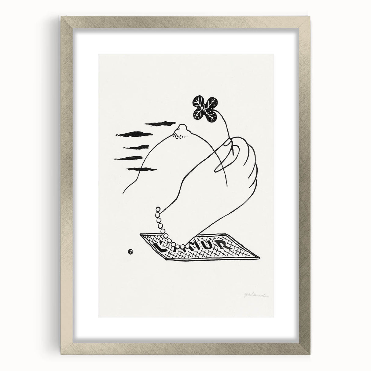 Modern Wall Art - Mikuláš Galanda’s Volcano Print