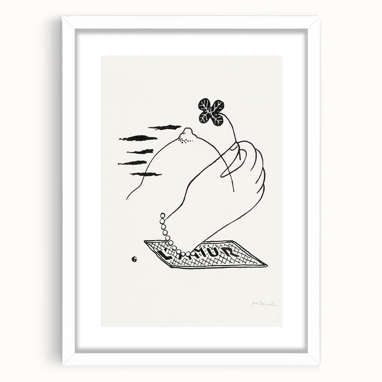 Modern Wall Art - Mikuláš Galanda’s Volcano Print