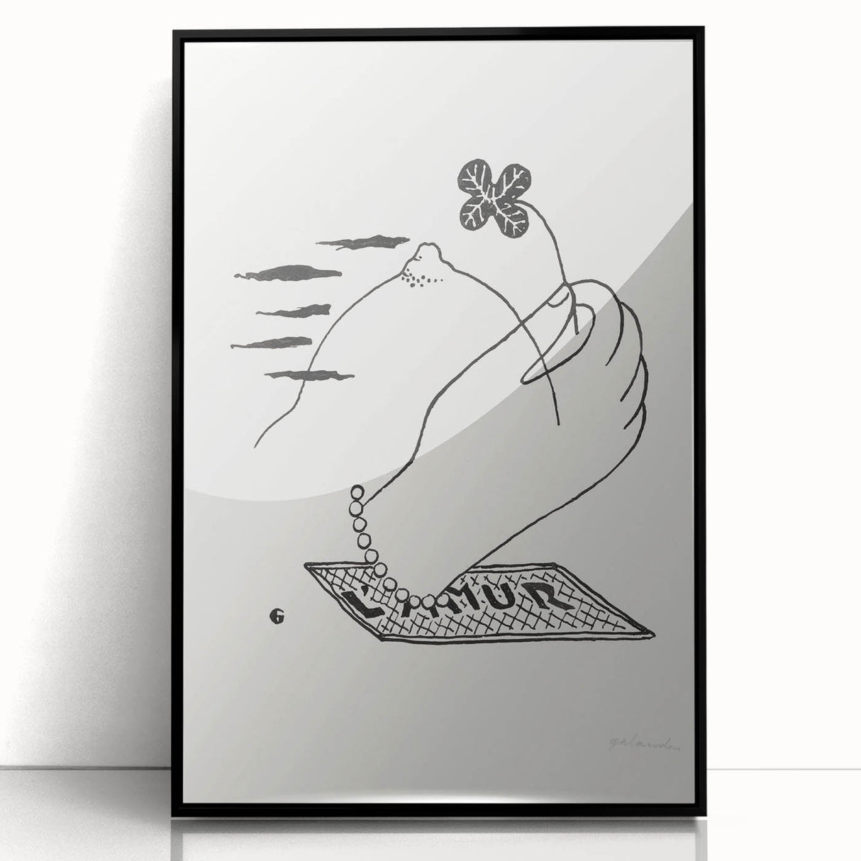 Modern Wall Art - Mikuláš Galanda’s Volcano Print