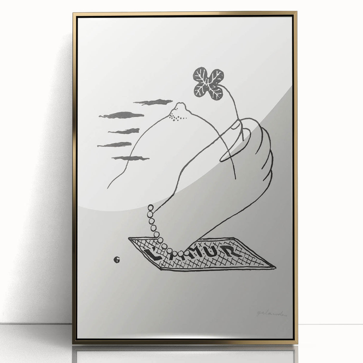 Modern Wall Art - Mikuláš Galanda’s Volcano Print