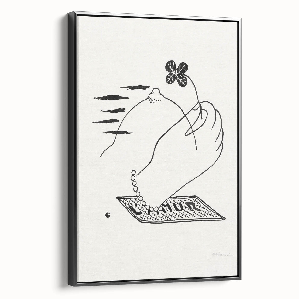 Modern Wall Art - Mikuláš Galanda’s Volcano Print