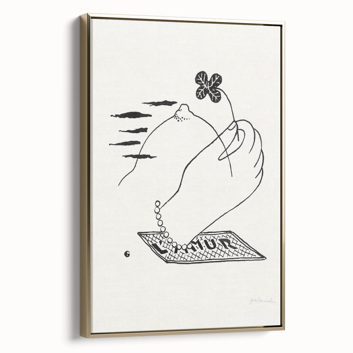 Modern Wall Art - Mikuláš Galanda’s Volcano Print