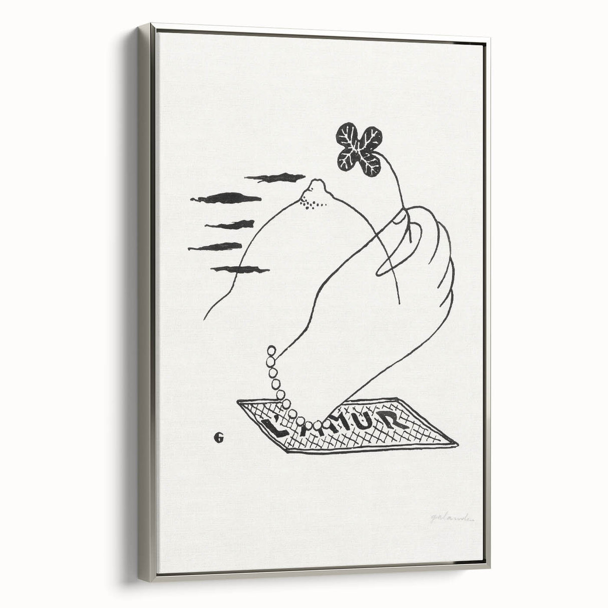 Modern Wall Art - Mikuláš Galanda’s Volcano Print